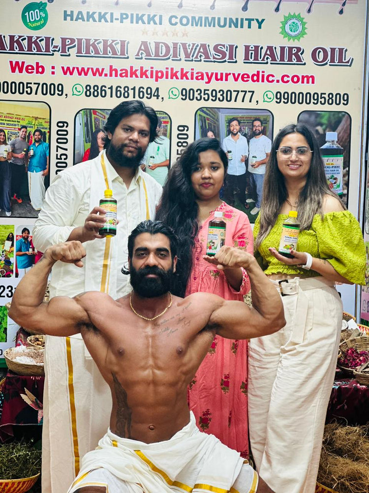 KARNATAKA ADIVASI NEELAMBARI HAKKI PIKKI HERBAL HAIR OIL