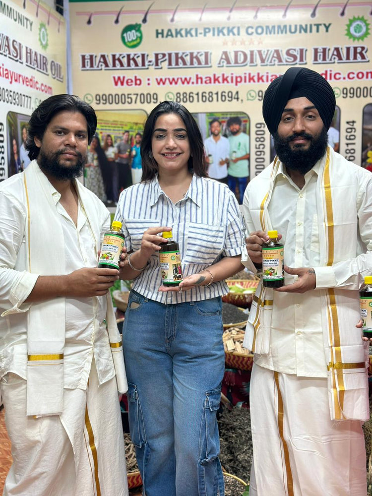 KARNATAKA ADIVASI NEELAMBARI HAKKI PIKKI HERBAL HAIR OIL