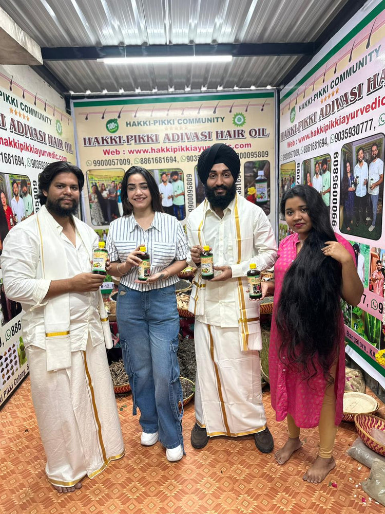 KARNATAKA ADIVASI NEELAMBARI HAKKI PIKKI HERBAL HAIR OIL