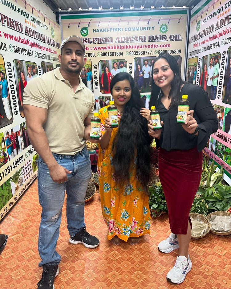KARNATAKA ADIVASI NEELAMBARI HAKKI PIKKI HERBAL HAIR OIL